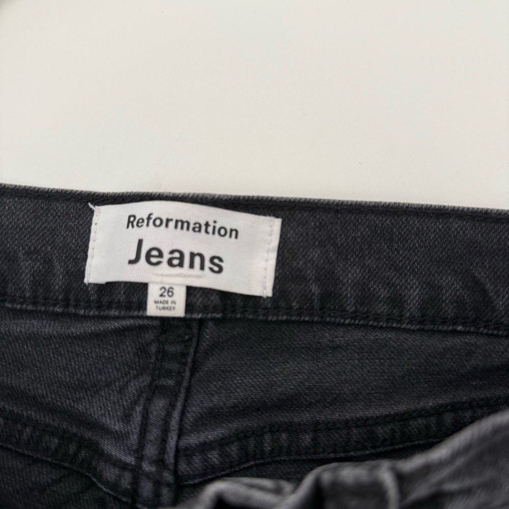 Reformation Peyton High Rise Bootcut Jeans – Black – Women’s 26 - Picture 6 of 10
